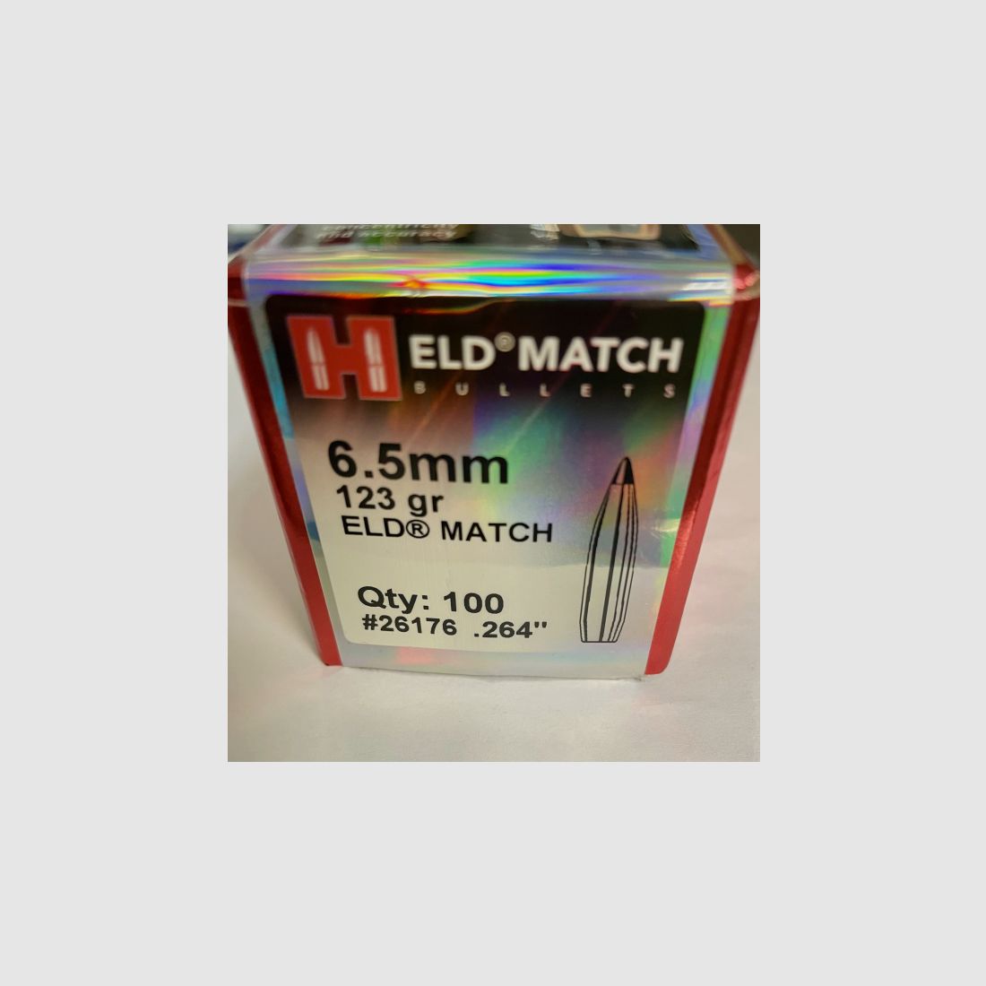 Hornady ELD-Match Geschosse .264 / 6,5 mm / 123 gr