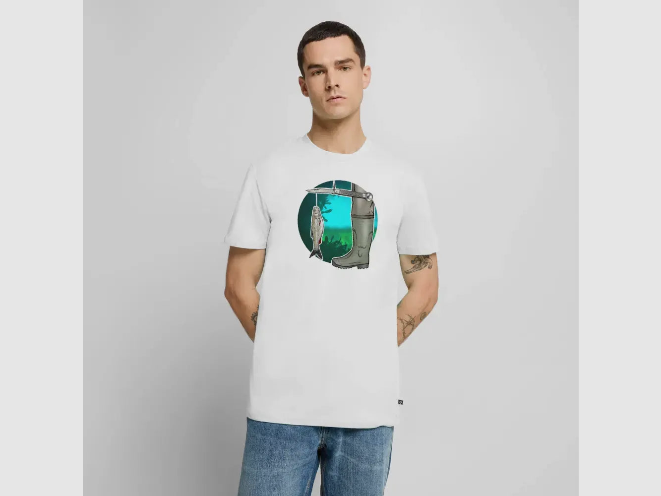 PUMA Men´s Premium T-Shirt „Waagemesser – Petri Heil"
