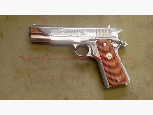 Colt MK IV/Serie`s 70 Government Nickel 1977