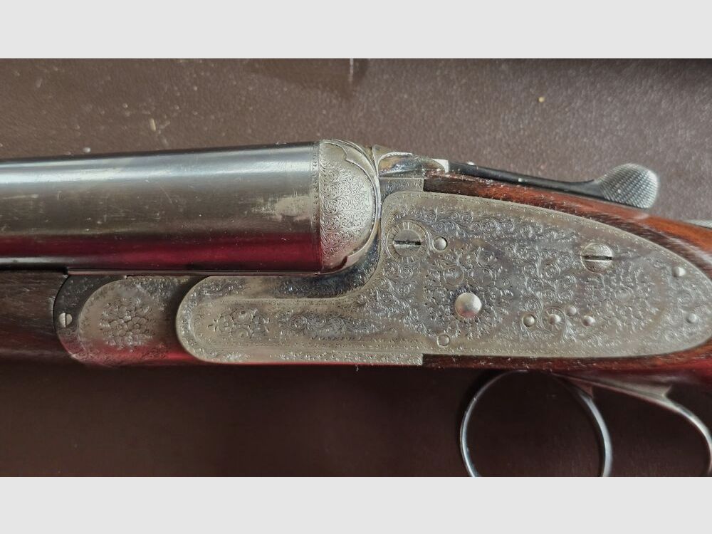 Joseph Lang & Son, LTD., Jaseph Lang Back Action Barlock Sidelock Ejector, image 4 of 10