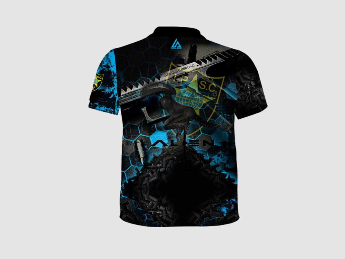 DED ALIEN IPSC T-Shirt, Größe: XXL, Benutzerdefinierter Name: Mit Benutzerdefiniertem Namen, Bekleidungsart: Damen, Bild 2 von 3