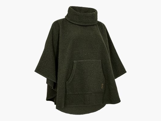 Lady Wilder Poncho - Loden Wood – Kleidergröße Damen: ONE SIZE