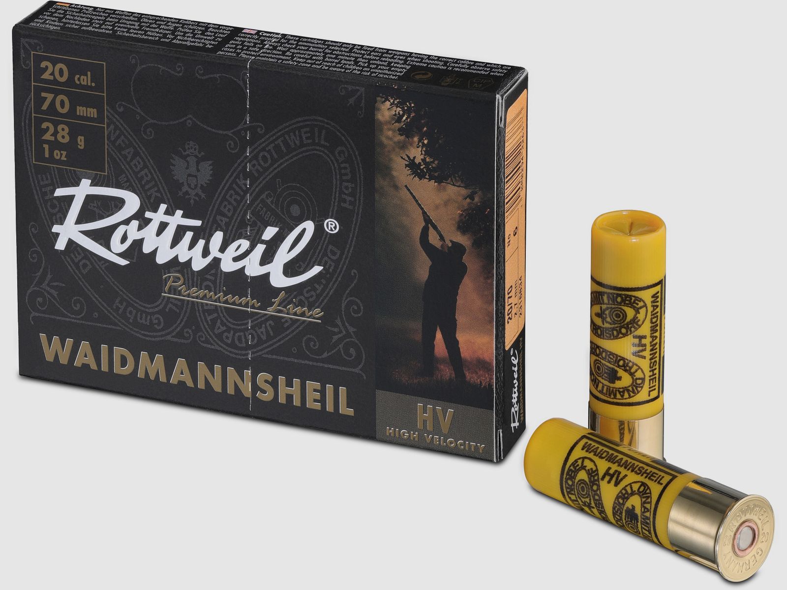 ROTTWEIL Waidmannsheil 20/70 HV, 2,7mm, Plastik, 10er Pack.
