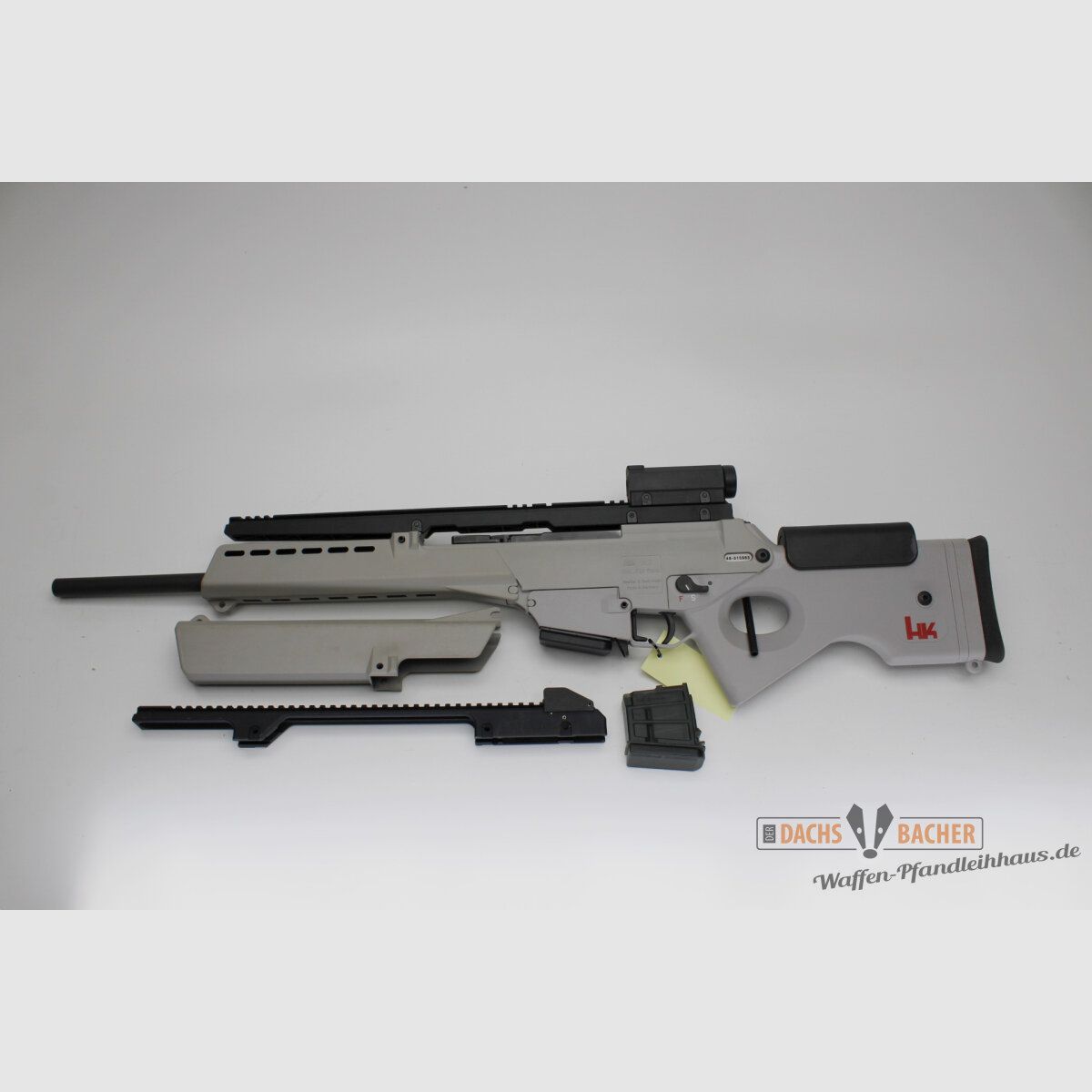 Rifle SL H&K Heckler & Koch SL8 cal. .223 Rem con 2 cargadores mira G36