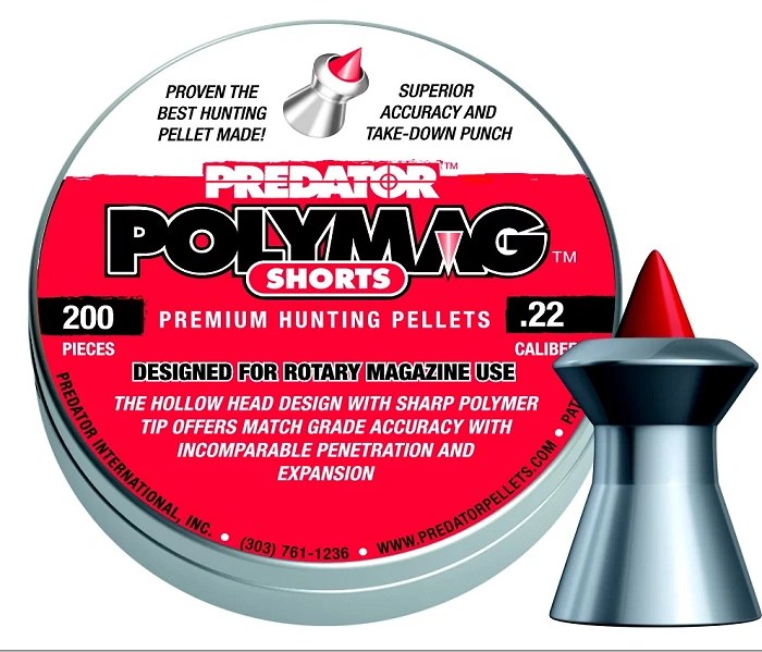 Śrut 5,5 mm Diabolo JSB Polymag Short 200 szt. szpiczasty (1011-01-200)