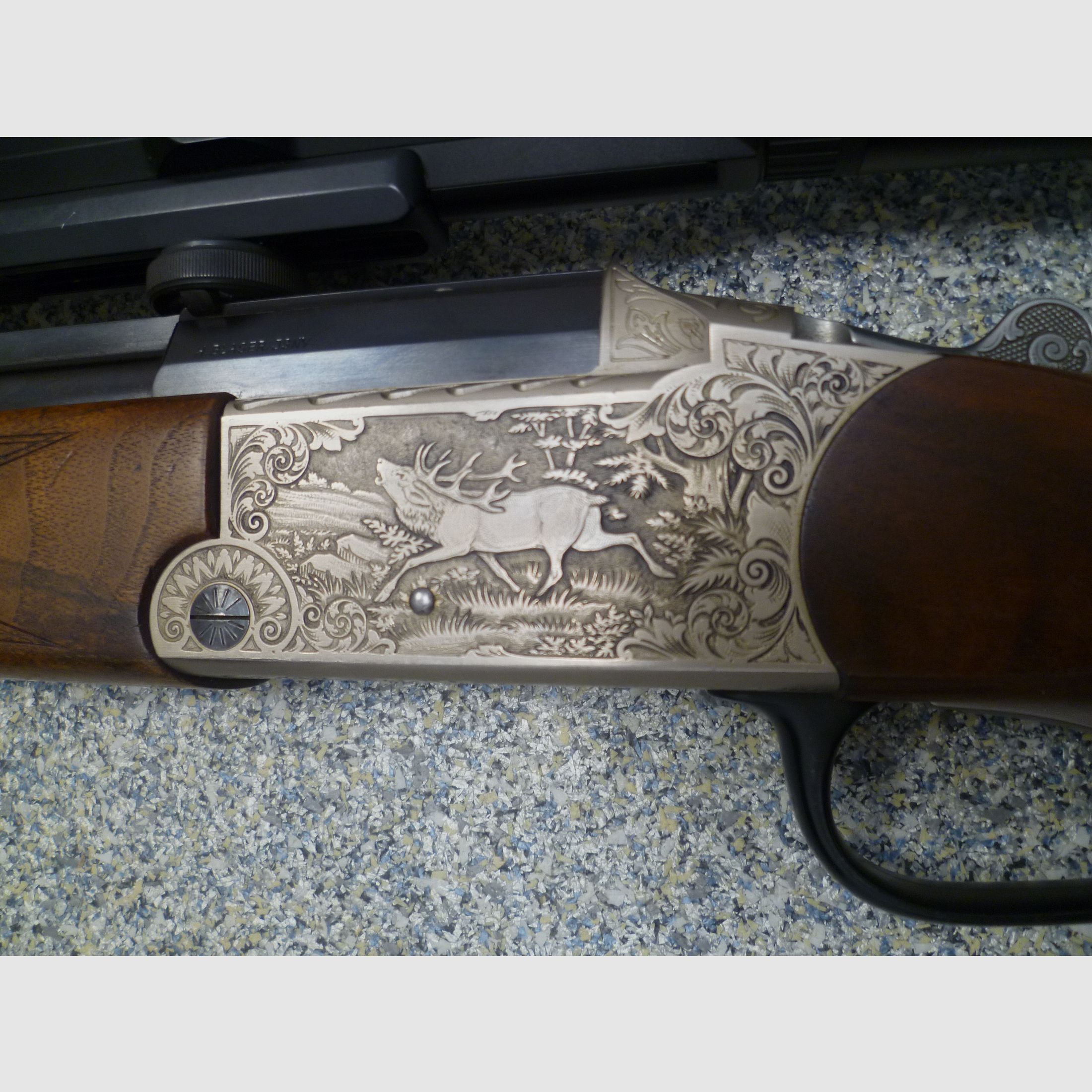 Dwulufowa strzelba Bock Blaser 9,3x74R z Zeiss Varipoint