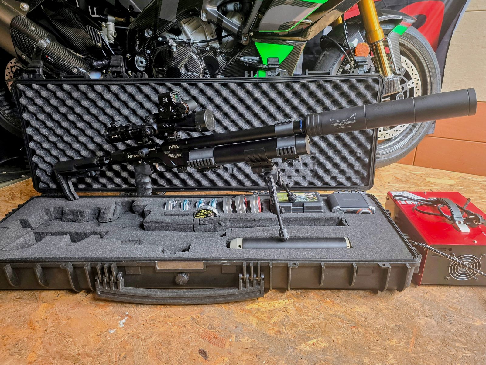 AEA HP Max MK 2 GoGun Komplettset inkl. Kompressor und hochwertigsten Zubehör 