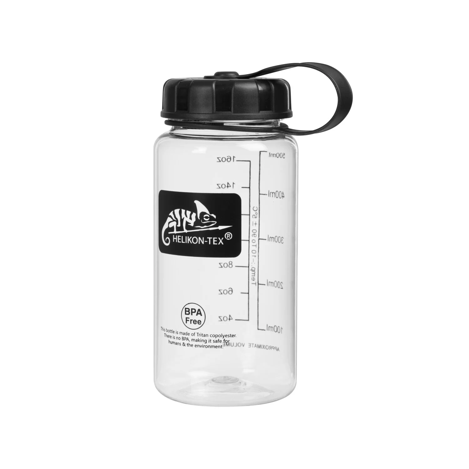 HELİKON Outdoor Tritan Bottle (550 ml) – Clear –, image 2 of 2