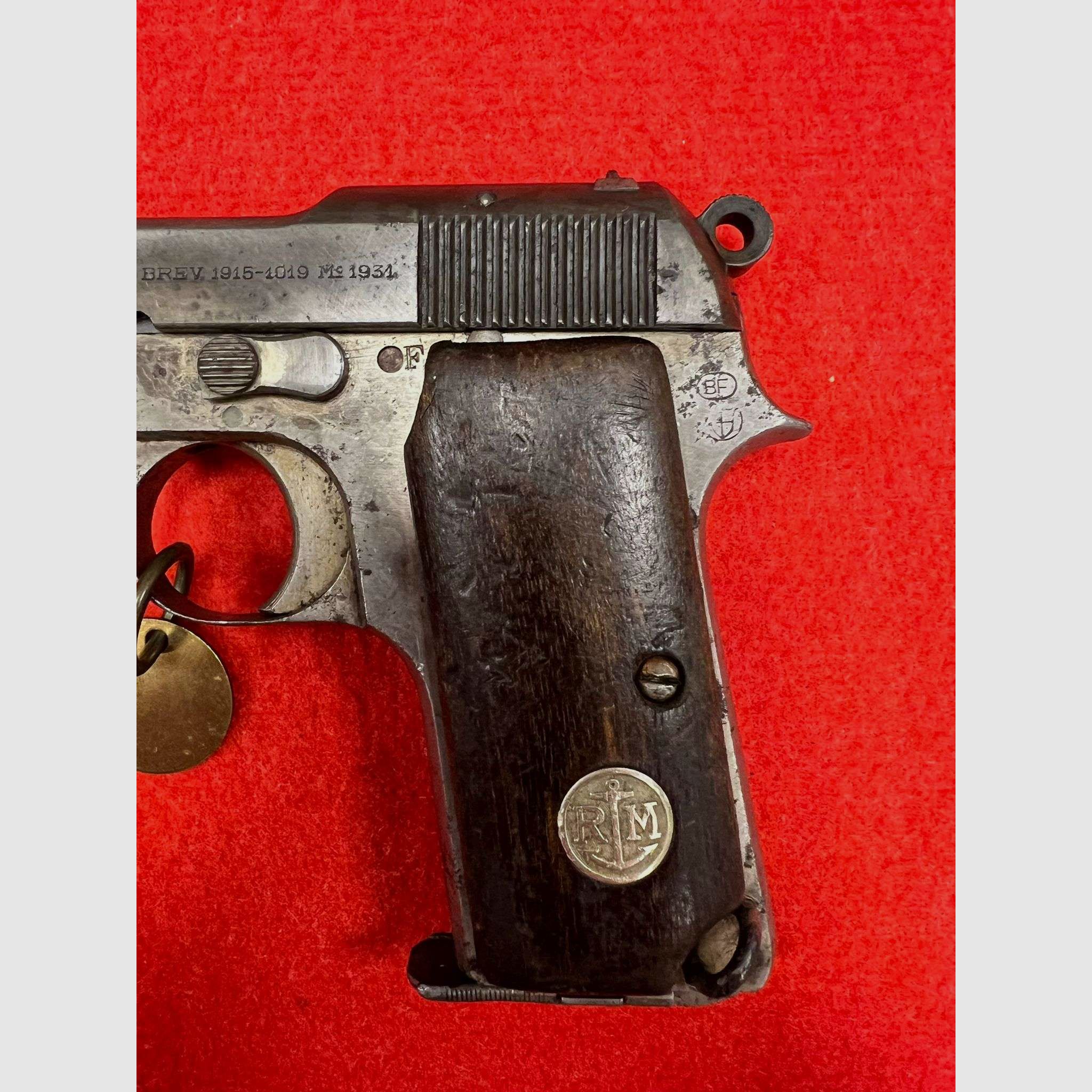 Pistole – Beretta M31 „Regia Marina“ Kaliber 7.65, Bild 4 von 5