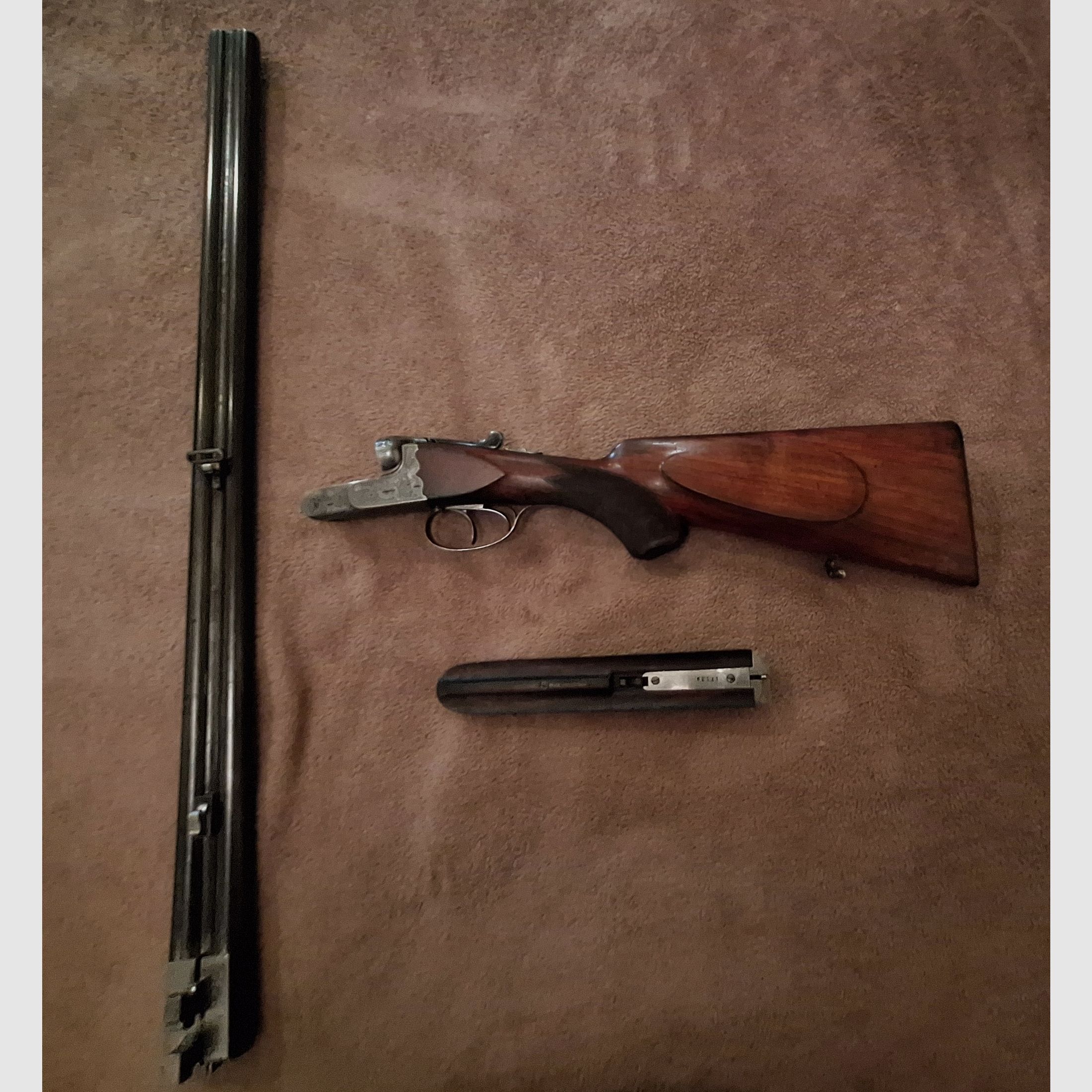 Alte Suhler Doppelflinte Sempert & Krieghoff, Kaliber 16 Rarität Selten 100 Jahre