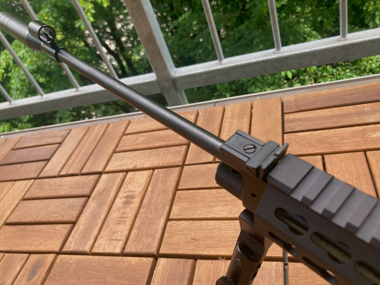 Diana Chaser Luftgewehr Kaliber 4,5mm neuwertiger taktischer Umbau LR300 AR15 Stil