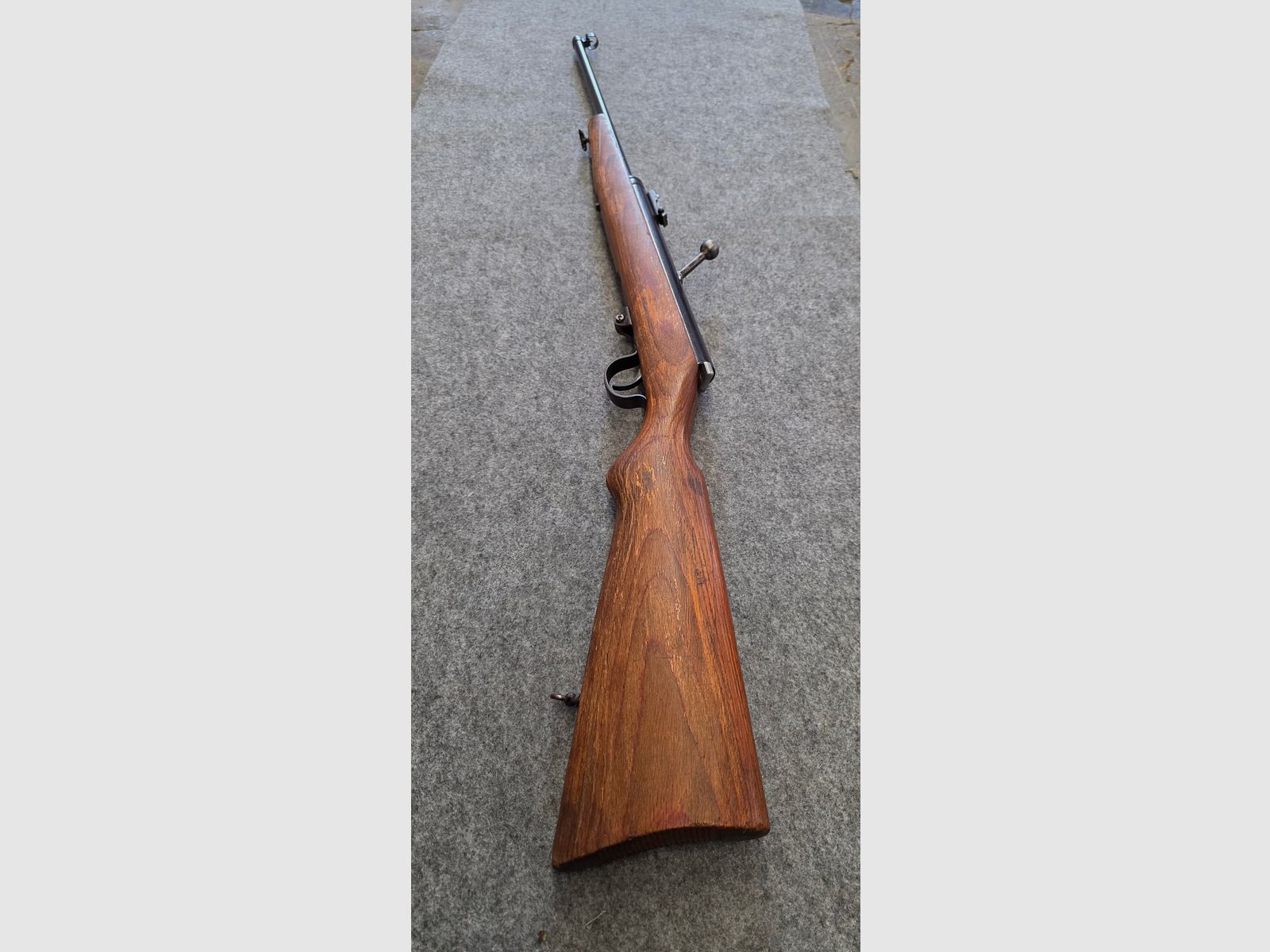 Haenel Mod. 49a z kolbą z drewna warstwowego z 1957 roku w dobrym stanie, samopowtarzalny, nie 310