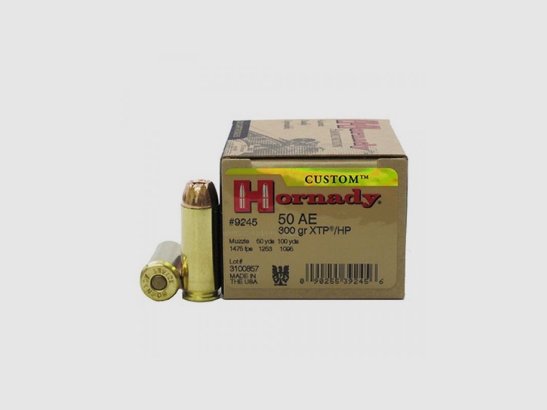 HORNADY 50 AE 300 GRS / 19,4 G XTP/HP 20 STK