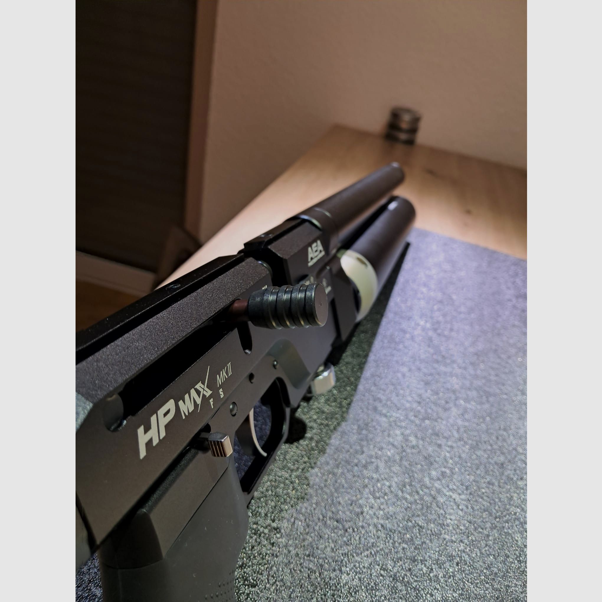 AEA HP Max MK2 – neuwertiger Zustand – inkl. Zubehör & Export-Kit Luftgewehr