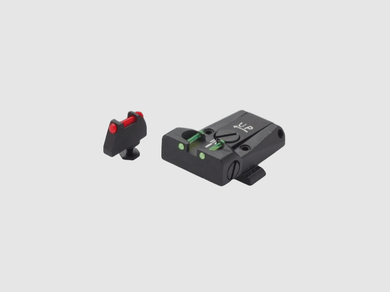 LPA Fiber Optic-Visier TTF für Glock-Pistolen inkl. Korn