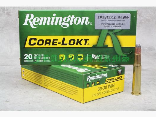 Remington Core-Lokt SP .30-30 Win. 170gr 11,0g 20 Stück Staffelpreise