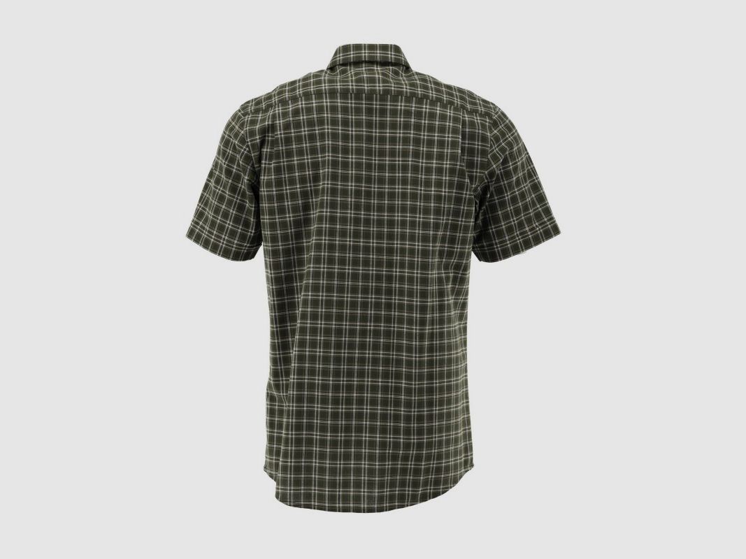 CHEMISE DE CHASSE MANCHES COURTES OLIVE COLLERET HAIF, image 2 sur 2