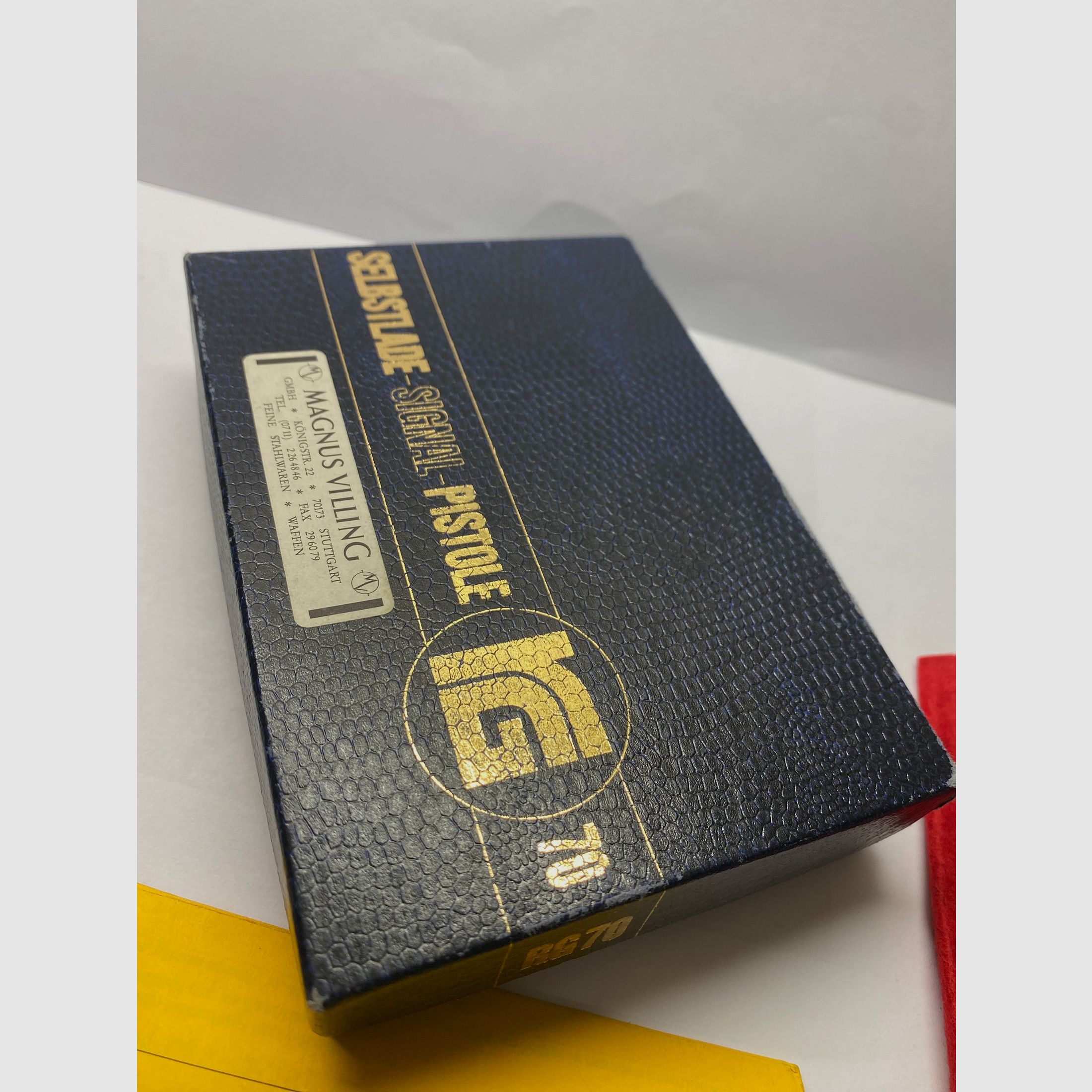 Rhöm RG 70 blank firing gun original packaging instructions