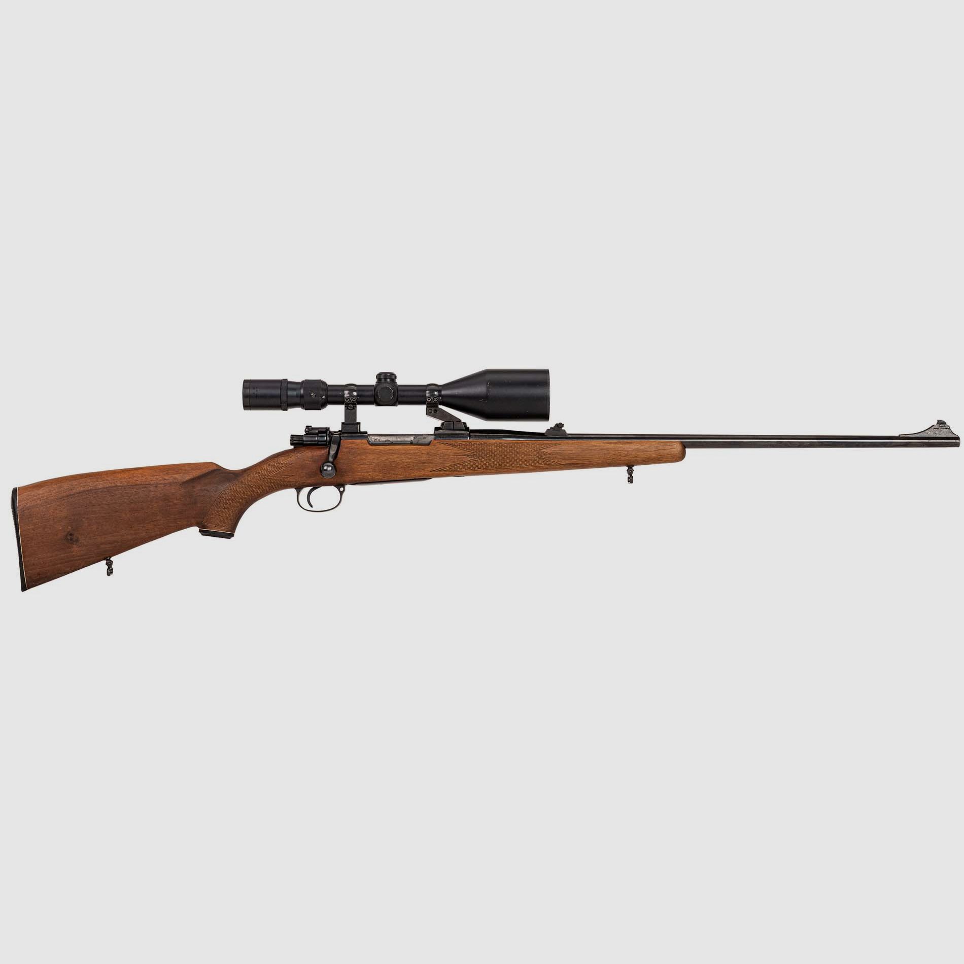 Mauser 98 , ZF Tasco 4-12x56 Abs. Plex, Mauser-Schwenkmontage, 7x64