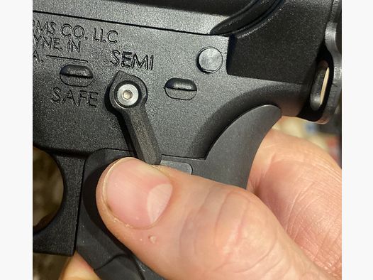 Safety lever on both sides 45 degrees for Tippmann M4-22 (or other AR15 systems)