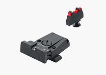 SPR Visier schwarz/Fiber rot Glock 17 bis 48+X
