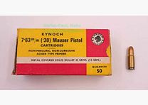 Kynoch, Angleterre munitions pour pistolets 7,63 Mauser