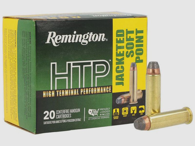 Büchsenmunition REMINGTON HTP – 44 Rem. Mag. – 240 grains – JSP
