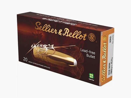 Sellier & Bellot eXergy .308 Win. 11,7g/180GR bleifrei 20 Patronen