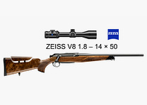 J.P. Sauer & Sohn Sauer 505 Ergo Lux Repetierbüchse HQ3 Ausstattungspaket Elegance + VSR | 8.5x55 Blaser | ZEISS V8 1.8-14x50