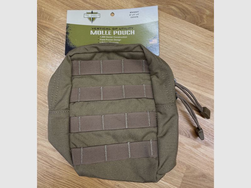 TacShield USA Molle Tasche in coyote passend für AR15 Zubehör