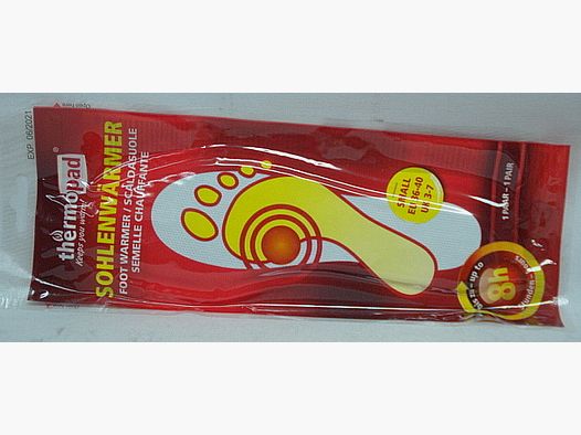 Thermopad Sohlenwärmer 38-39 - 8 Stunden,1 Paar, max.45Grad
