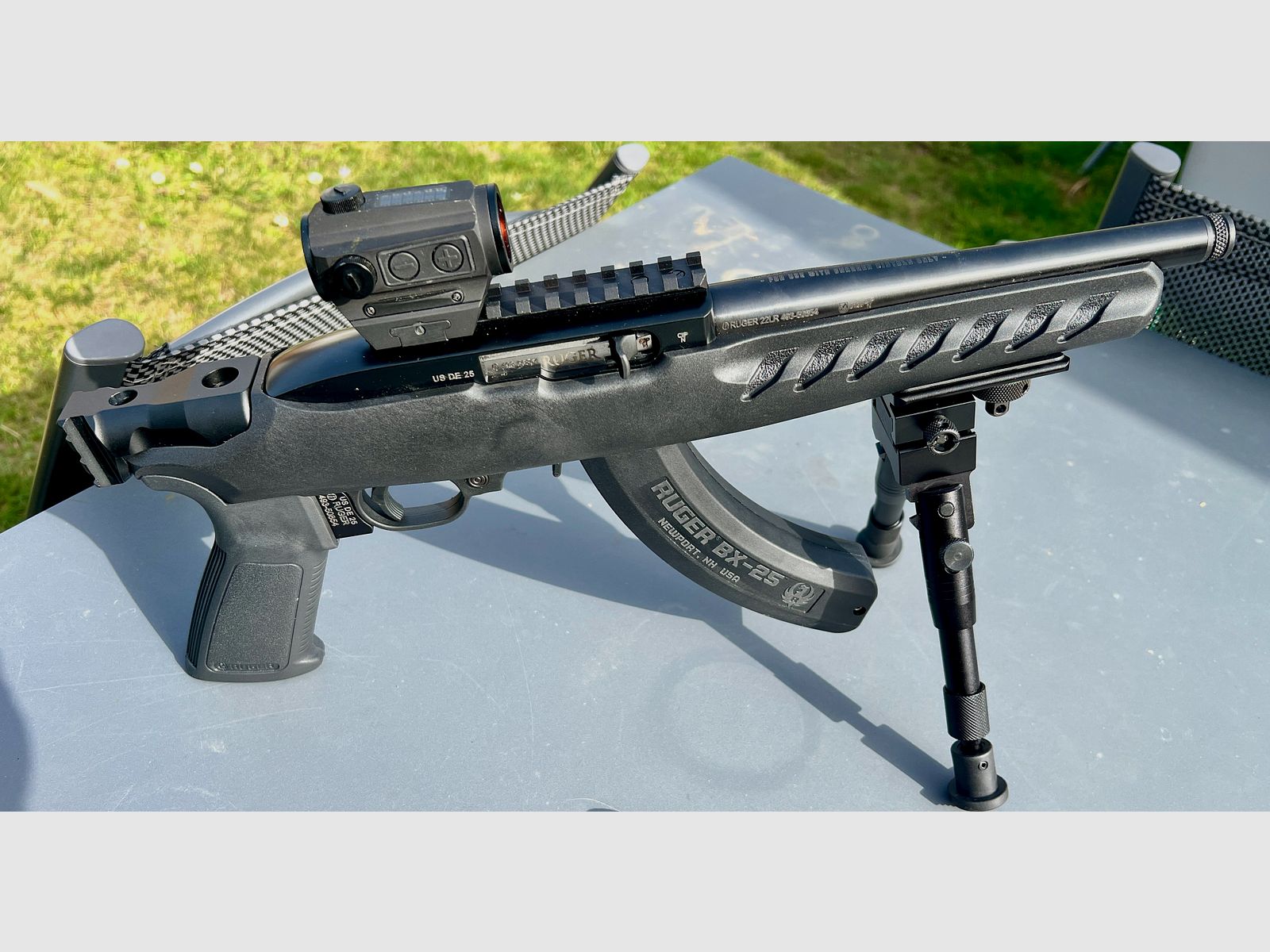 FALKE S Holosun 2GS Red Dot – seltene frühe Version mit Sicherungsaktivierung – für AR15, Pistole & Flinte