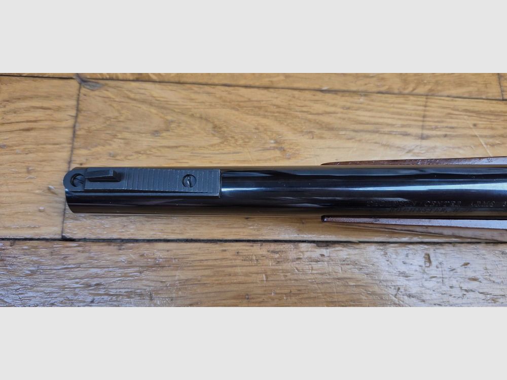 Sehr schöner Lauf für Thompson Center Pistol – Modell Contender – Lauf 10 Zoll – Kaliber 30-30 oder .30WCF – Rochester Waffen – Sehr schöner Schaft – Wunderschöner runder Lauf mit prächtigen Zügen – 100% Brünierung – Schönes Stück für Training und Präzision – TBE++/TBE+++, Bild 12 von 17