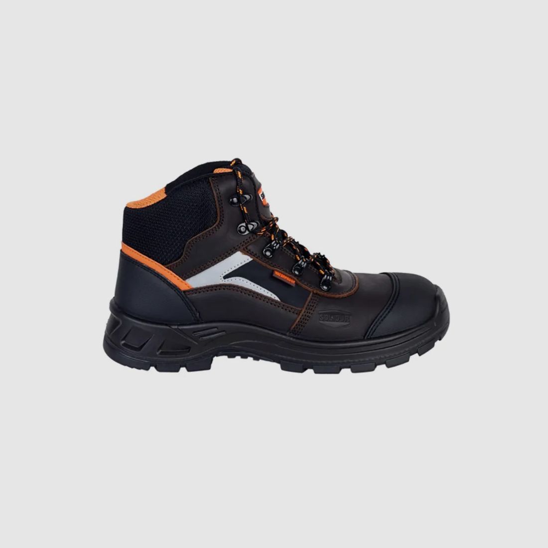 Sicherheitsschuhe hoch Solidur Alpha S7S braun, Bild 5 von 9