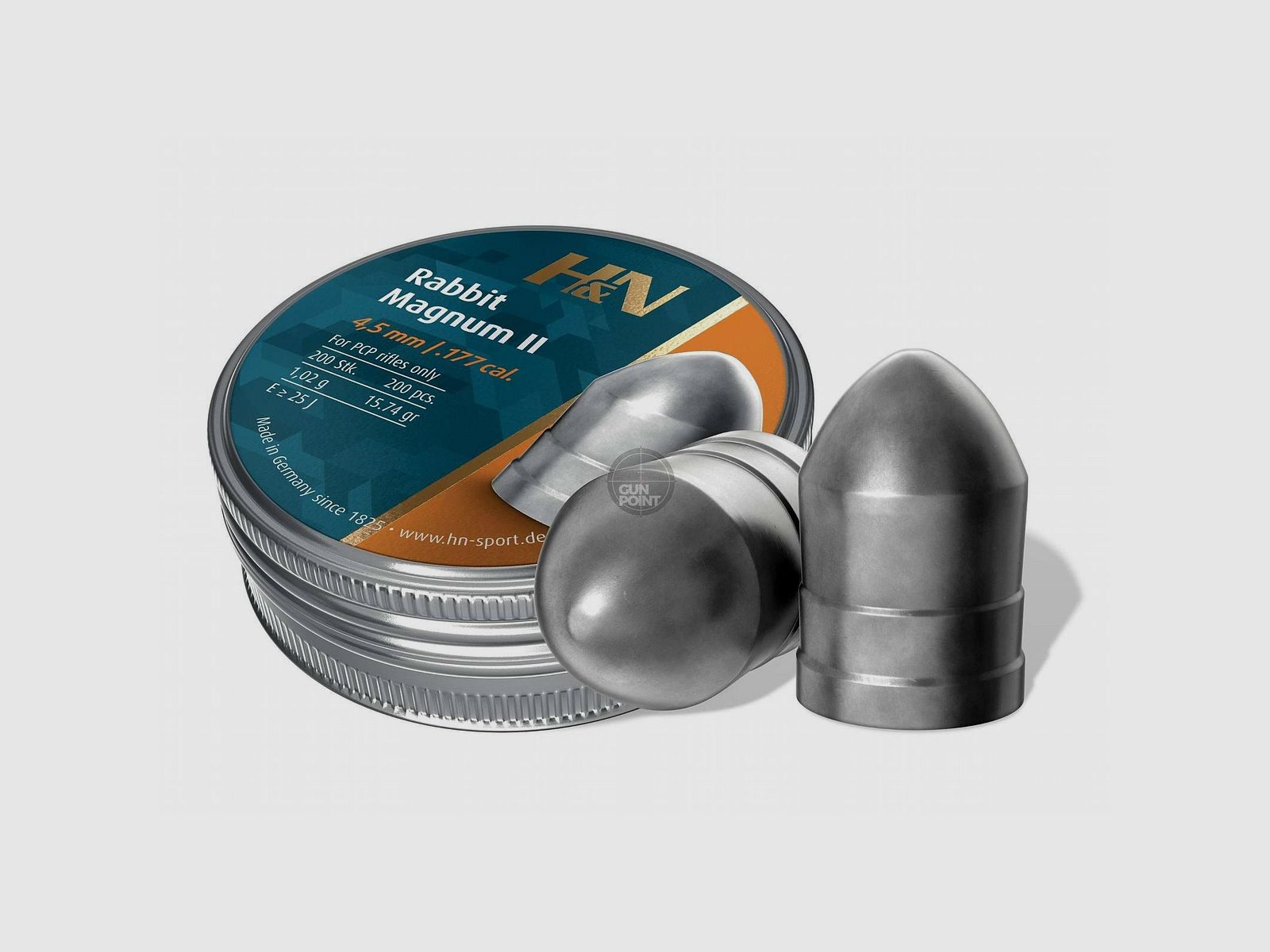 H&N Rabbit Magnum II - 4,50 mm / .177 cal. - 200 pièces