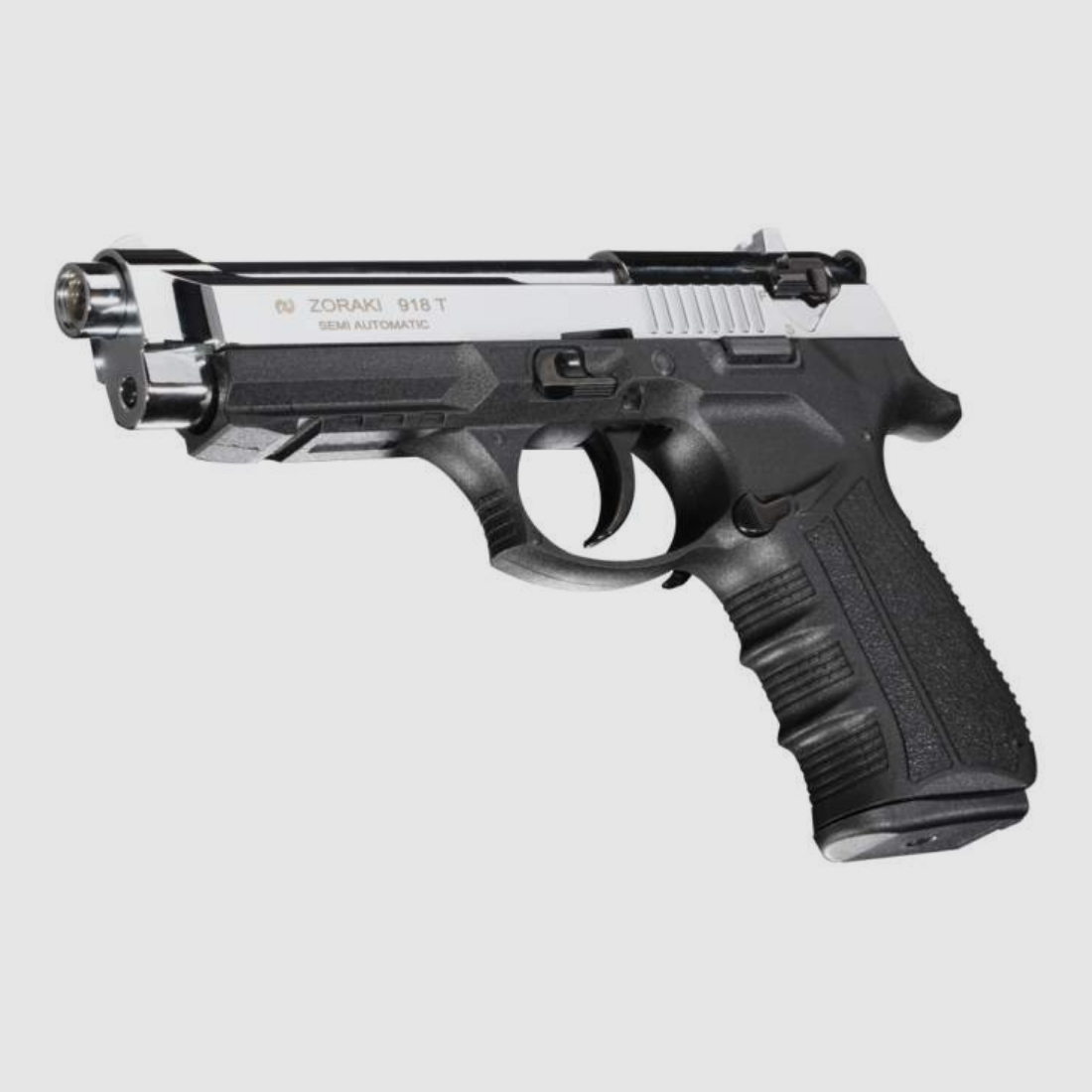 Zoraki Mod. 918SCP Shiny Chrome Kal 9mm P.A.K.