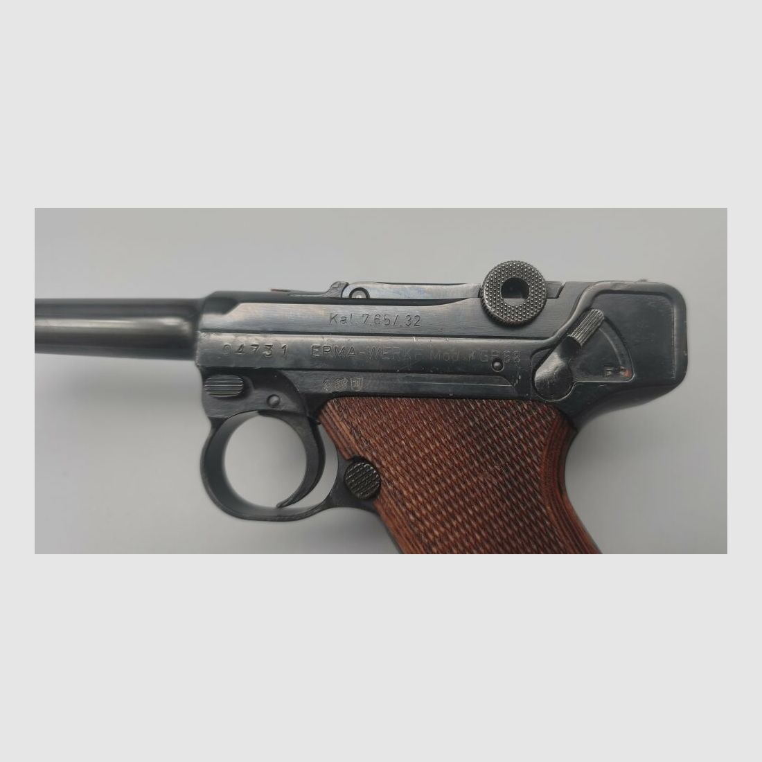 Erma KGP68 Miniatur P08 Kniegelenkpistole 7,65mmBrowning