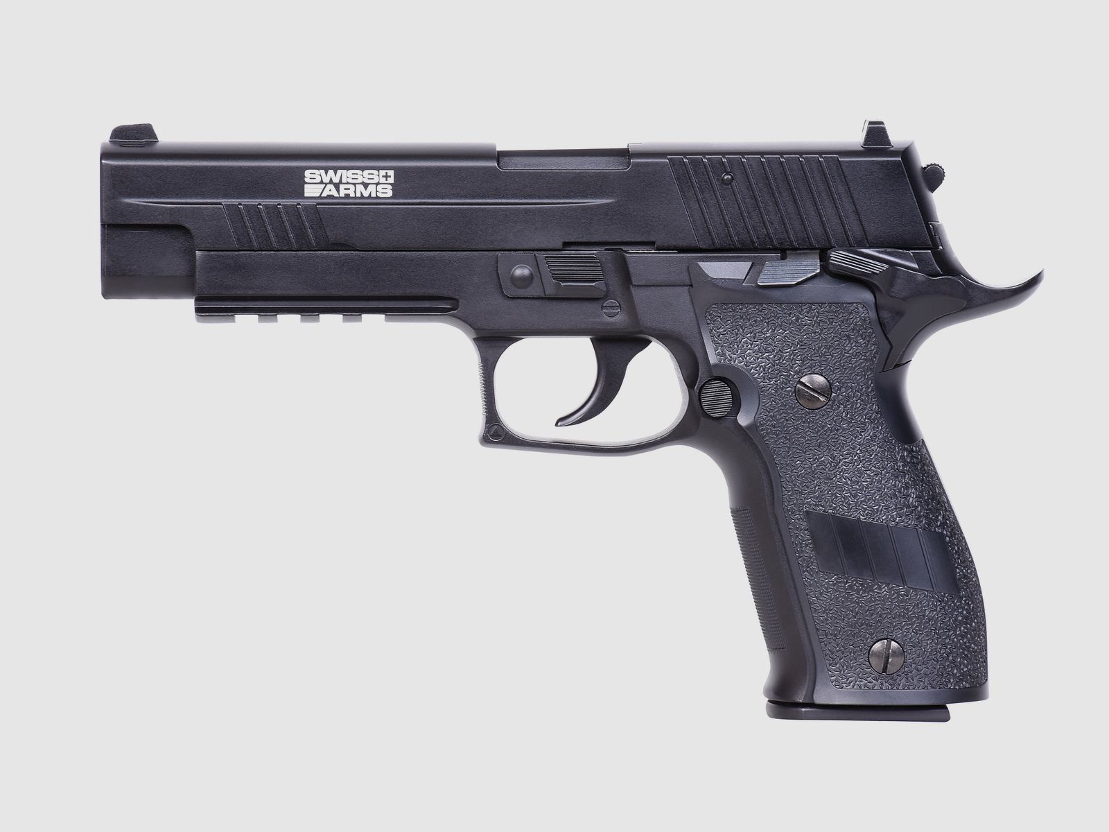Swiss Arms Navy Pistol XXL Schwarz 6mm - Airsoft Co2 BlowBack
