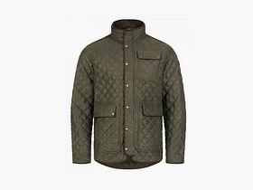 BLASER Men's Vintage Jacket Miles Olive Melange - Black