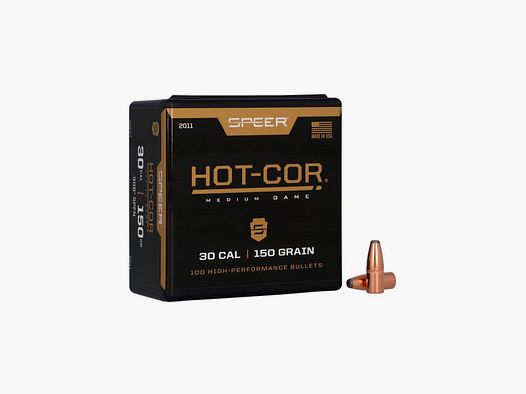 BULLETS – SPEER – HOT-COR | 30 CAL | 150GR | .308″ SPFN (100 PCS)