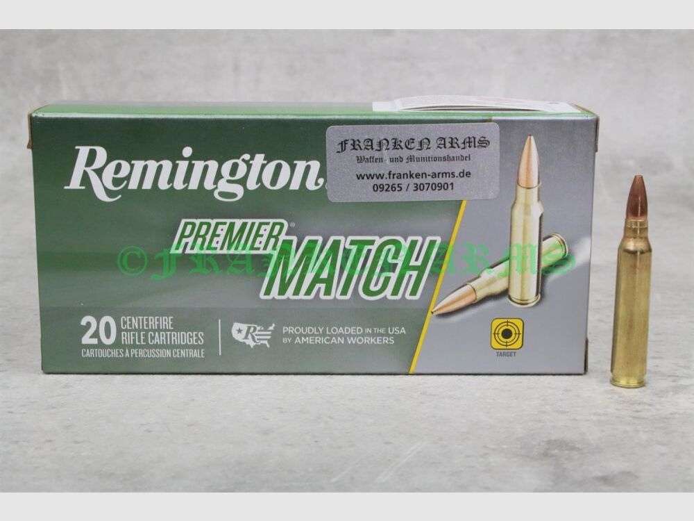 Remington Premier Match Matchking BTHP .223 Rem. 52gr 3,36g 20 Stück Staffelpreise