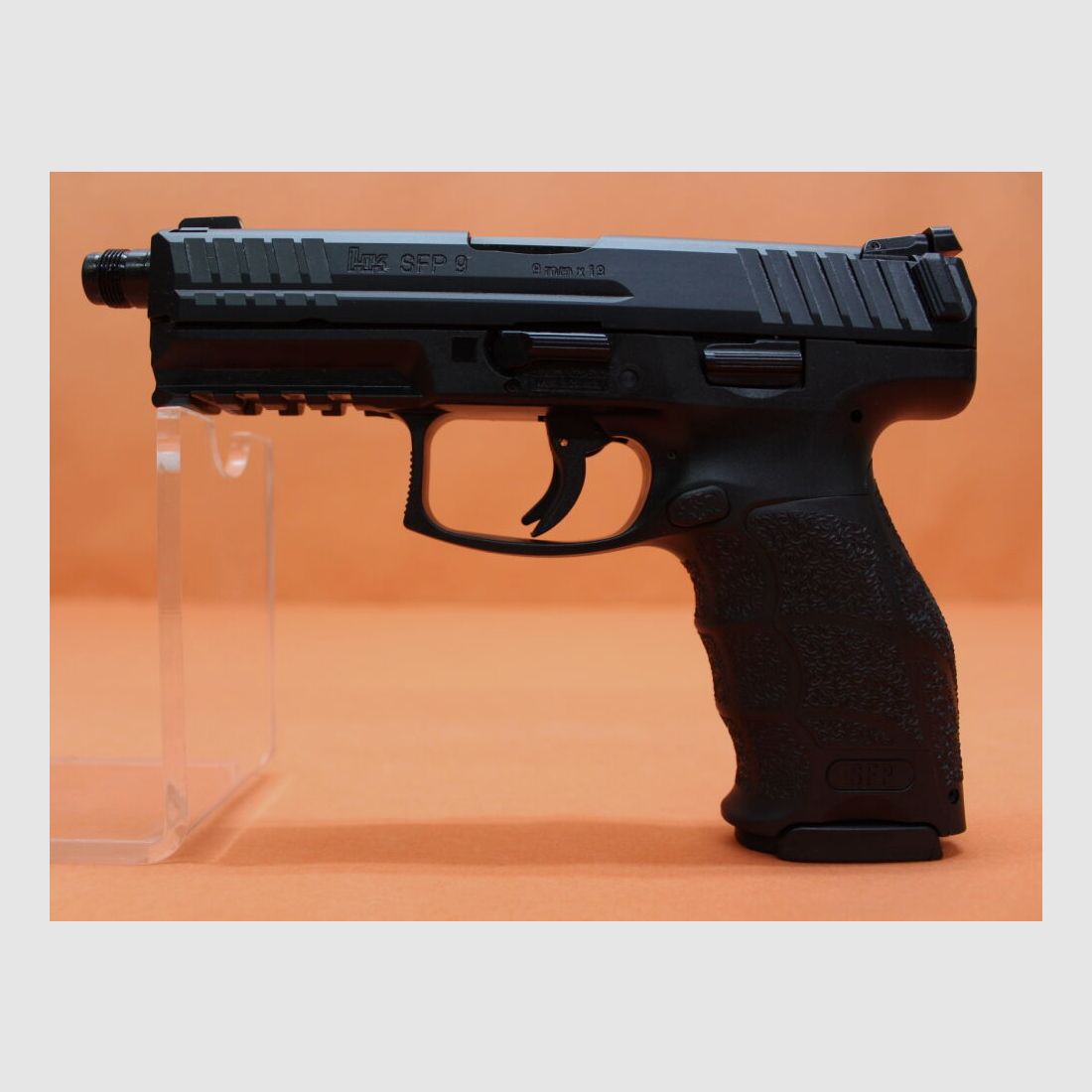 Heckler&Koch Ha.Pistole 9mmLuger Heckler&Koch/H&K HK SFP9 (SF) SD 120mm Polygonlauf/Gewinde M13,5L/ Push-Button