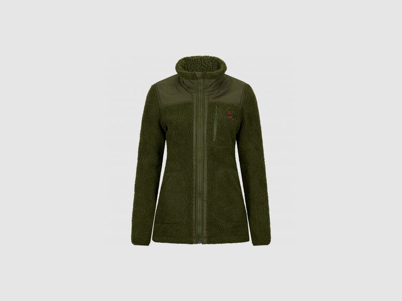il Lago Red Level Faserpelzjacke Cumbria Damen, beheizbar (Oliv) | 2XL