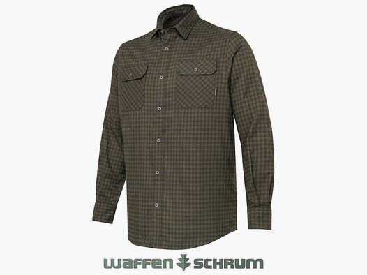 Beretta Shirt Cadet Flannel Green & Brown Check