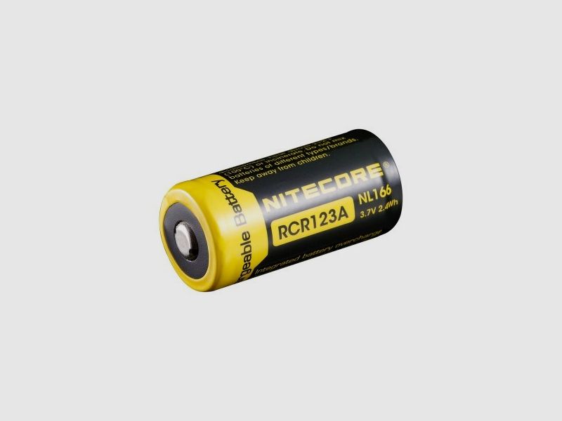 CR123A Nitecore Lithium Ionen Akku Typ 16340