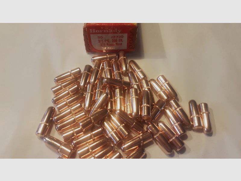 Geschosse Hornady 375CAL. 300GR. .375 Round Nose