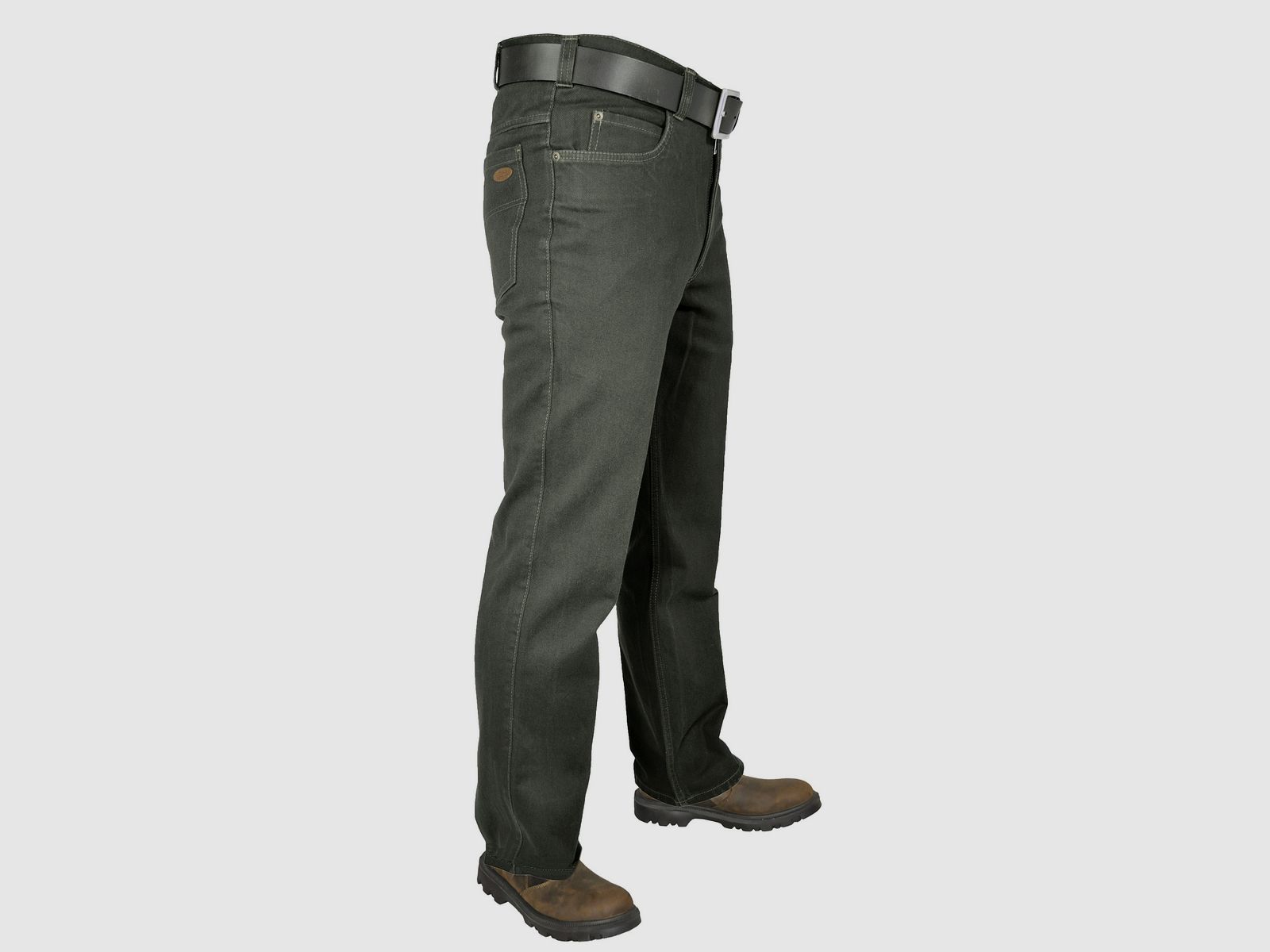 Hose 5-Pocket einfaches Modell - Kurzgrößen, ohne Gürtel