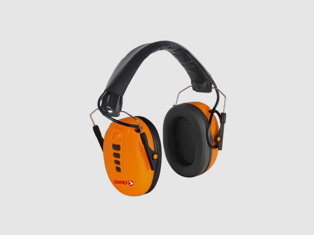 Casques électroniques Gamo orange, image 2 sur 2