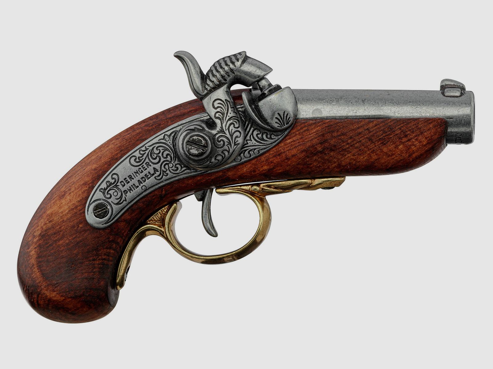Dekorative Denix Nachbildung der Pistole Deringer Philadelphia 1850, Bild 1 von 3