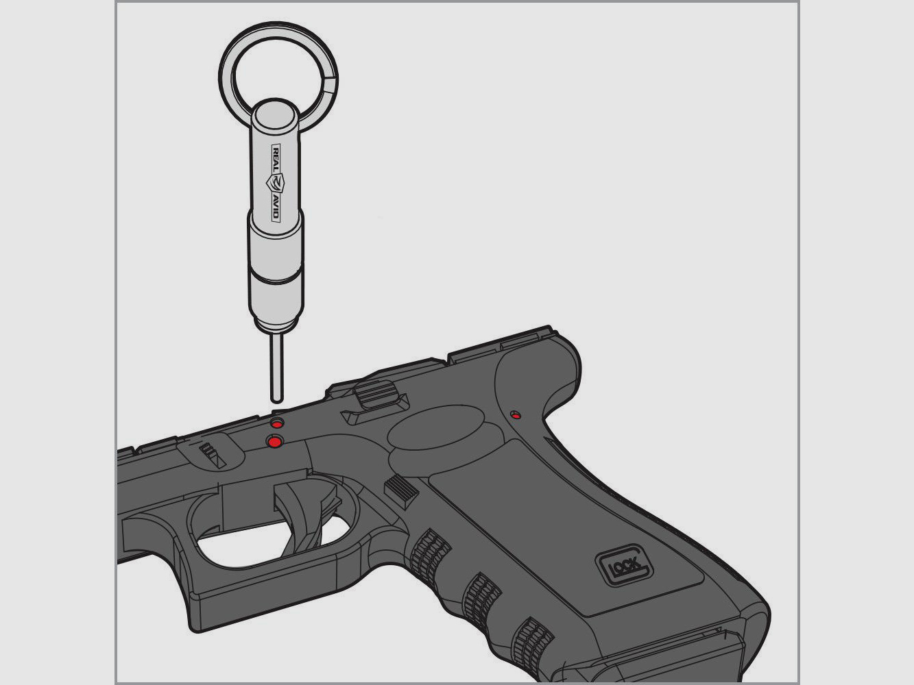 Real Avid 2-in-1 Tool For Glock